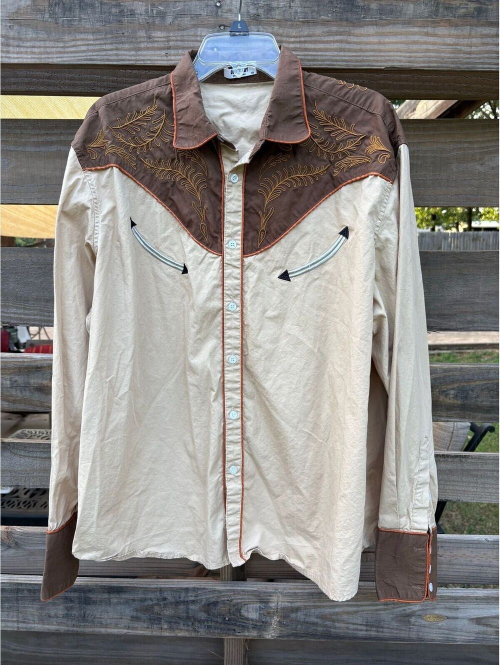 Vintage Coofandy Rodeo retro button up Soze XXL